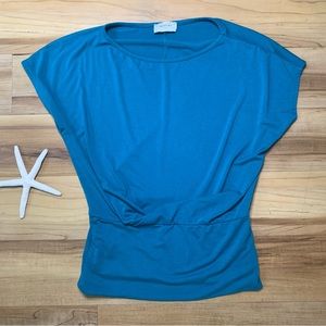 Sojourn Women’s Soft Gather Front Dolman Top, Size Small Petite